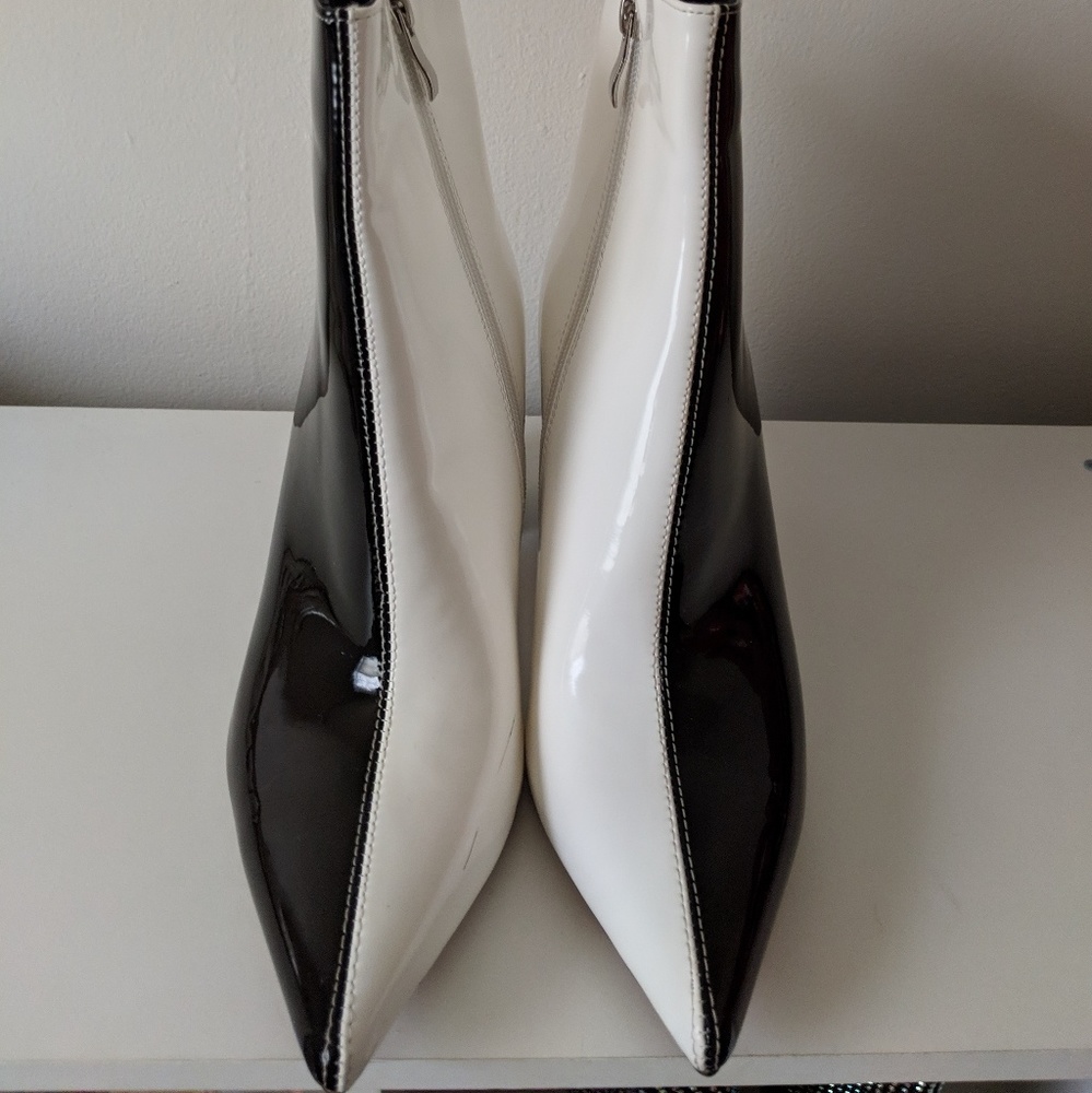 Black and White Booties